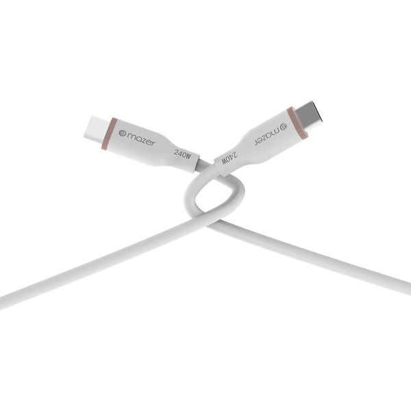 Dây Cáp MAZER nfinite.LINK 3 PD240W USB-C to USB-C 2M cable (Flex, Silicone)