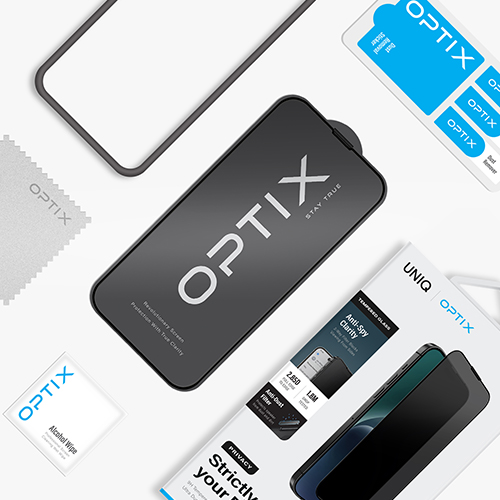 Kính Cường Lực UNIQ OPTIX Privacy (Chống Nhìn Trộm) For iPhone 15