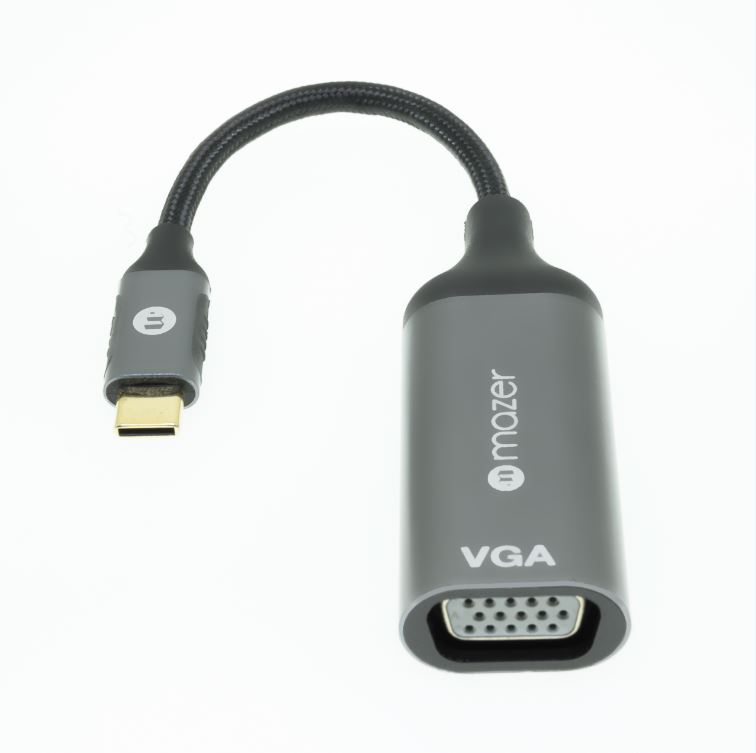 Bộ Chuyển Đổi Mazer ALU USB-C to VGA 1080P Adapter