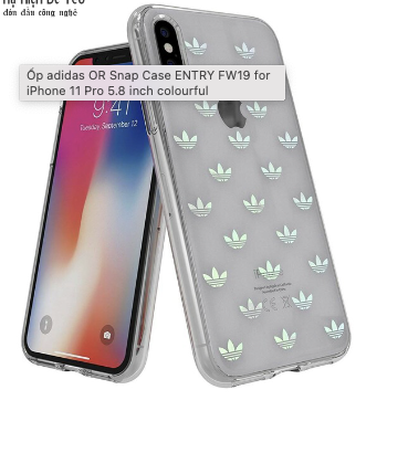 Ốp Lưng Adidas OR Snap ENTRY FW19 For iPhone 11 Pro