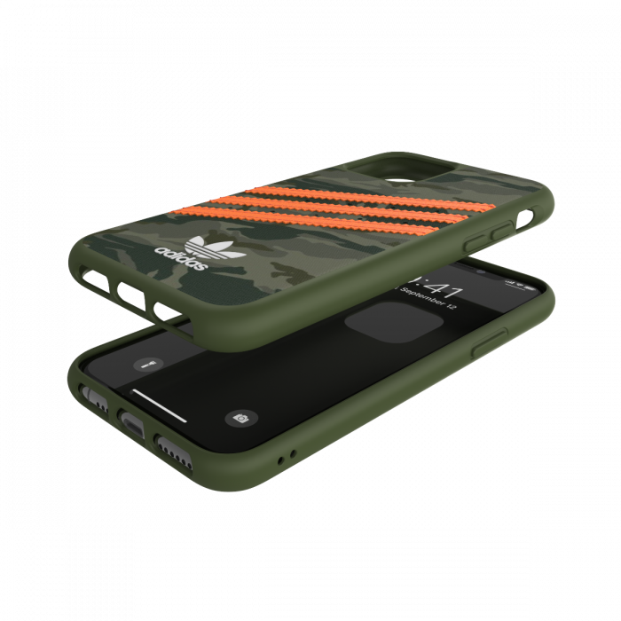 Ốp ADIDAS OR Moulded PU FW20 Camo Orange For iPhone 12 Pro Max 