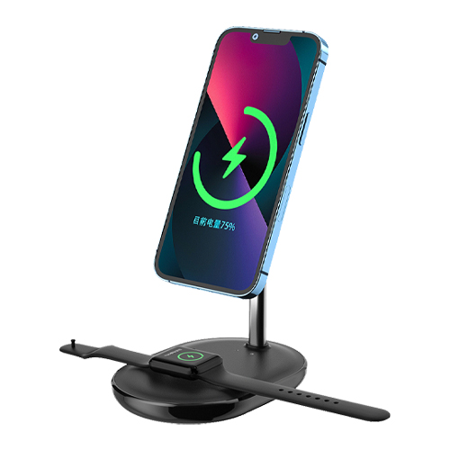 Sạc Không Dây MAZER MagSafe 2-in-1 Hybrid Wireless Charging Stand