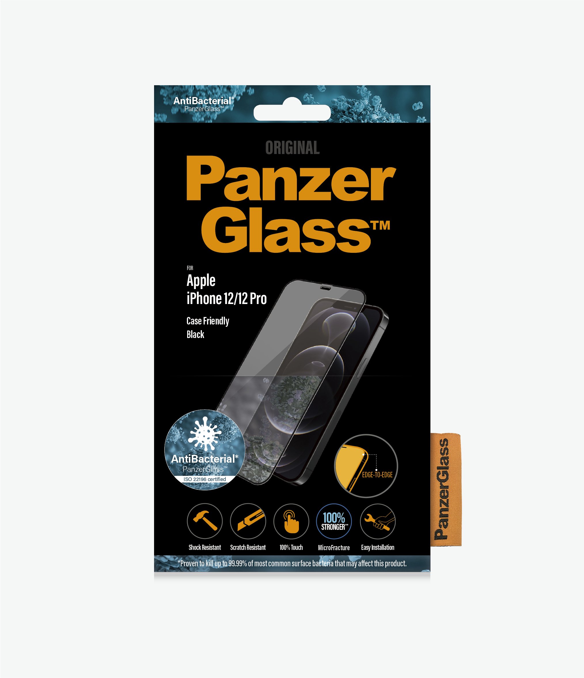 Kính Cường Lực Full Màn Hình PanzerGlass™ iPhone 12/ 12 Pro (6.1 inch)
