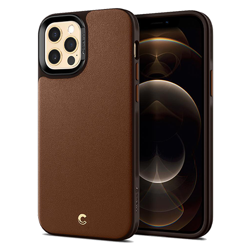 Ốp Spigen Cyrill Leather Brick  For IPhone 12/ 12 Pro 