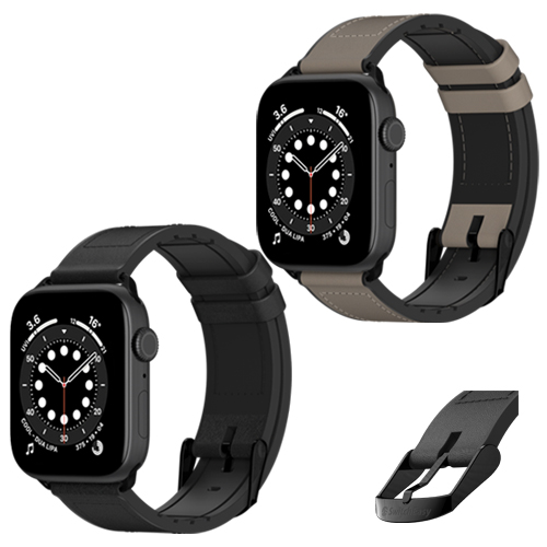 Dây đeo SwitchEasy (38/40/41mm) Hybrid Silicone-Leather For Apple Watch Series (1~7/ SE)