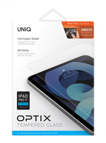 Kính Cường Lực UNIQ OPTIX Matte For iPad Pro 11 | iPad Air 10.9 (1-3RD GEN)