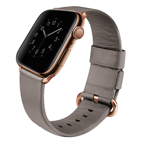 Dây Đeo UNIQ Mondain Genuine Leather Strap 40mm For Apple Watch 1~7/ SE