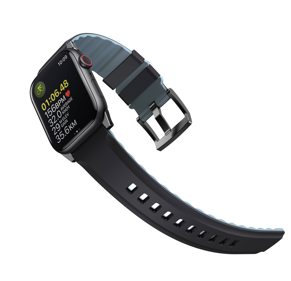 Dây đeo UNIQ Airsoft Silicone Linus (38/40/41mm) For Apple Watch Series 1-8/SE