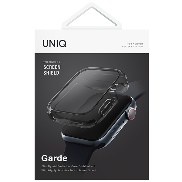 Ốp UNIQ Garde Hybrid With Screen Protection For Apple Watch Series 7 (42-44-45mm)