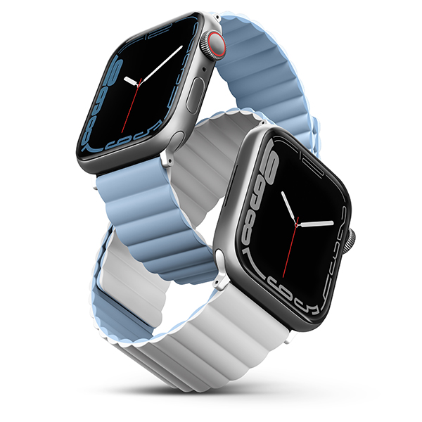 Dây đeo UNIQ Revix Reversible Magnetic Silicone Strap (49/45/42/44mm) For Apple Watch Series 1-8/SE