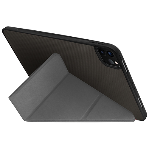 Ốp UNIQ Trasforma Anticrobial Ebony Black For iPad Pro 12.9(2019-2021)