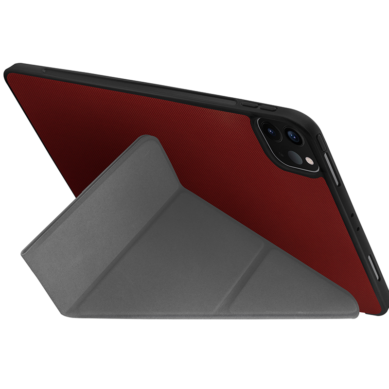 Ốp UNIQ Trasforma Anticrobial Ebony Black For iPad Pro 12.9(2019-2021)